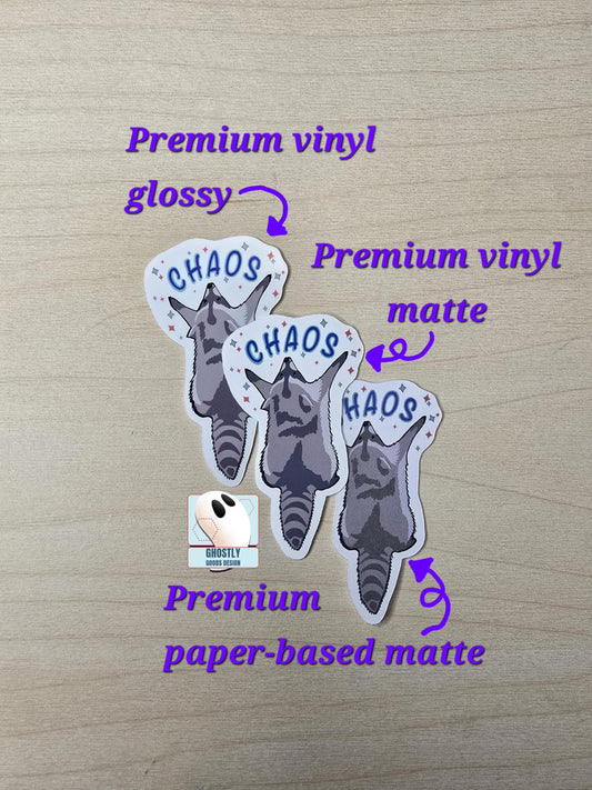 CHAOS - Raccoon Sticker